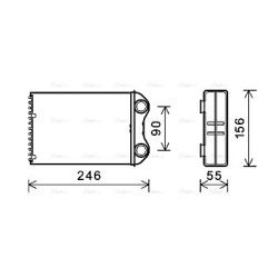 Heater Matrix - AVA BW6426