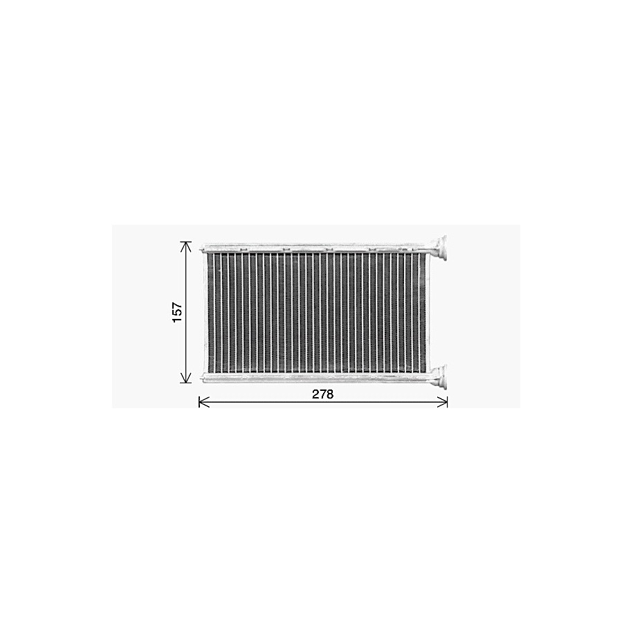 Heater Matrix - AVA BW6615