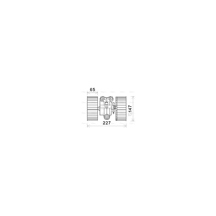 Heater Blower Motor - AVA BW8470