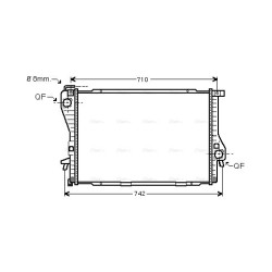 Radiator - Engine Cooling - AVA BWA2233