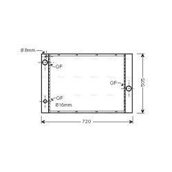 Radiator - Engine Cooling - AVA BWA2285