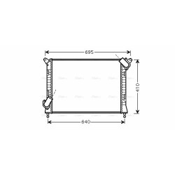 Radiator - Engine Cooling - AVA BWA2307