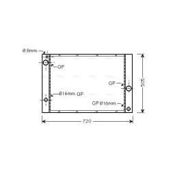 Radiator - Engine Cooling - AVA BWA2338
