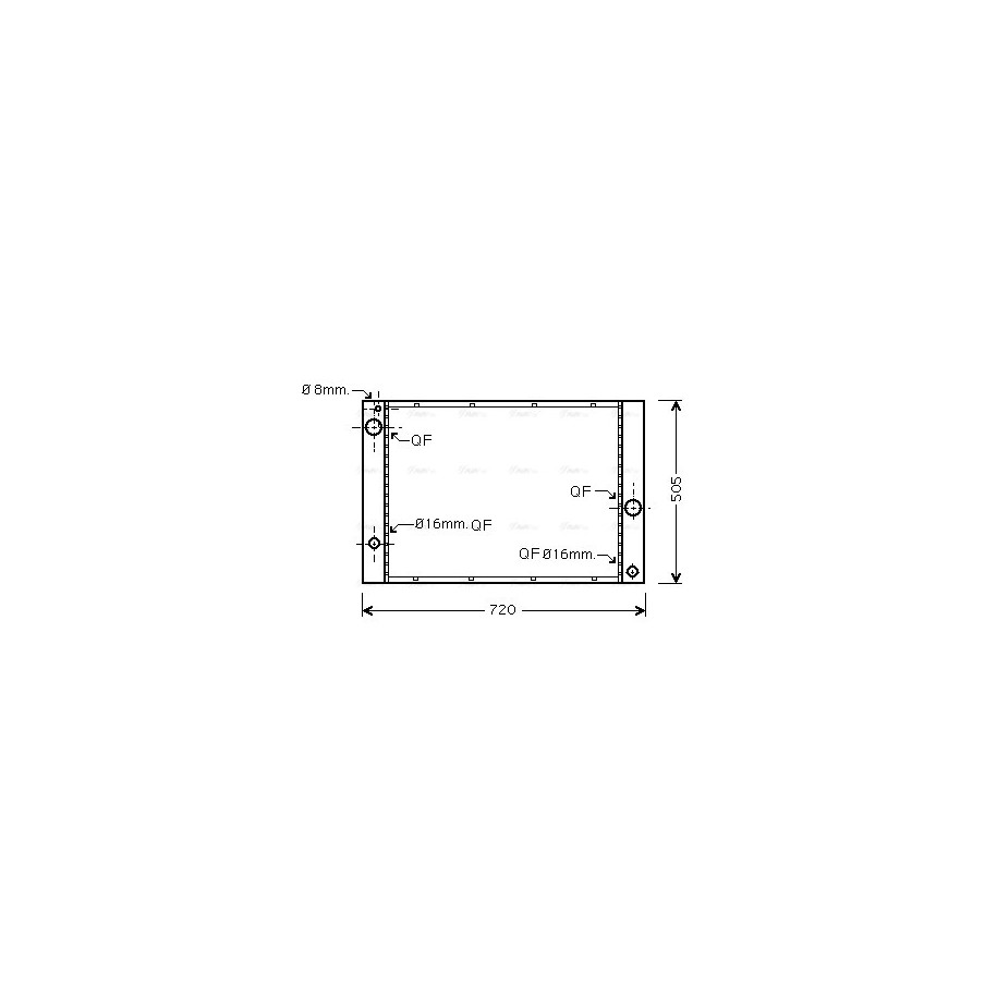 Radiator - Engine Cooling - AVA BWA2338