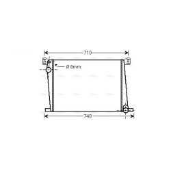 Radiator - Engine Cooling - AVA BWA2356