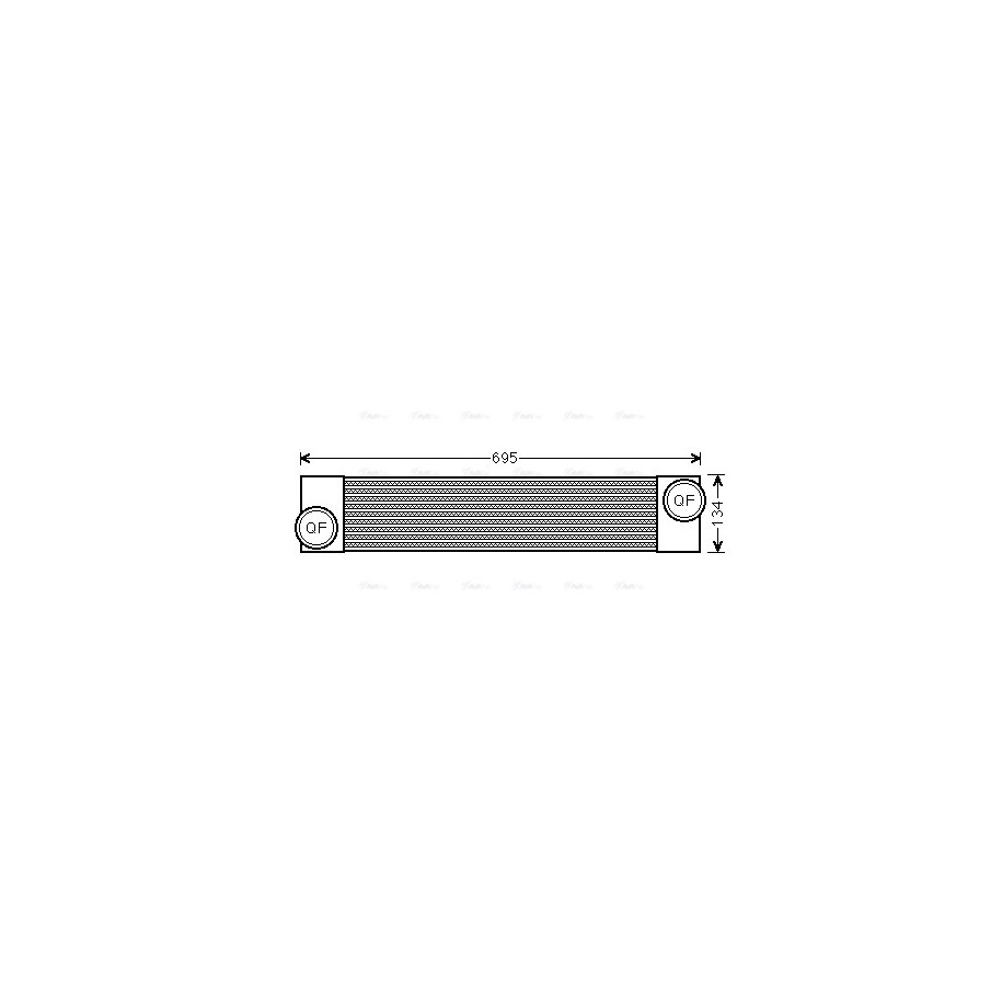 Intercooler - AVA BWA4375
