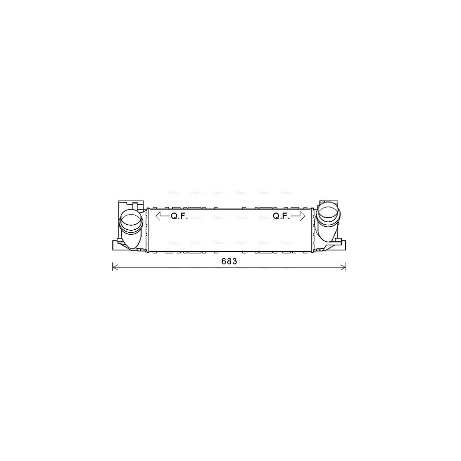 Intercooler - AVA BWA4464