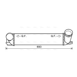 Intercooler - AVA BWA4473