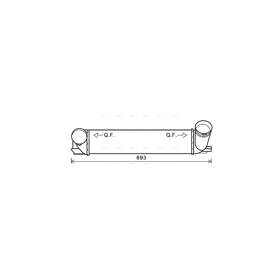 Intercooler - AVA BWA4473