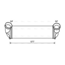 Intercooler - AVA BWA4543