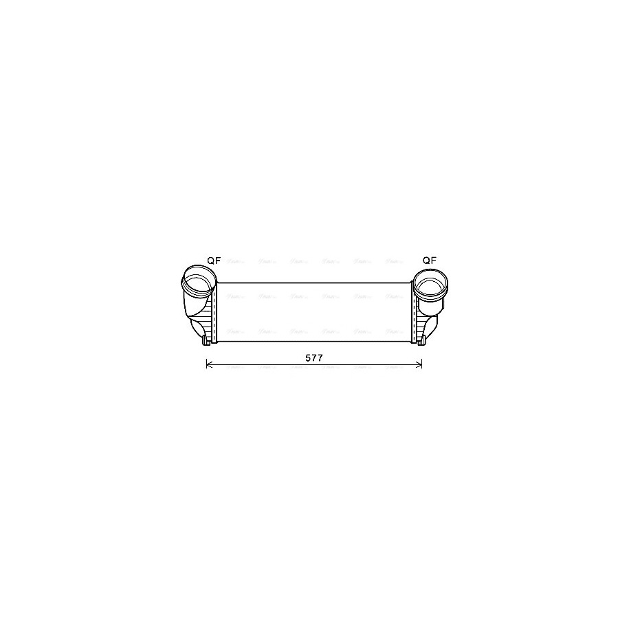 Intercooler - AVA BWA4543