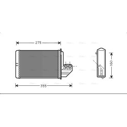 Heater Matrix - AVA BWA6172