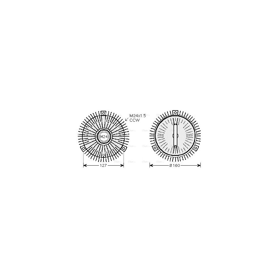 Fan Clutch - AVA BWC323