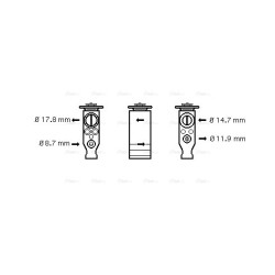 AC Expansion Valve - AVA CN1245