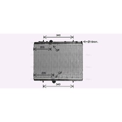 Radiator - Engine Cooling - AVA CN2328