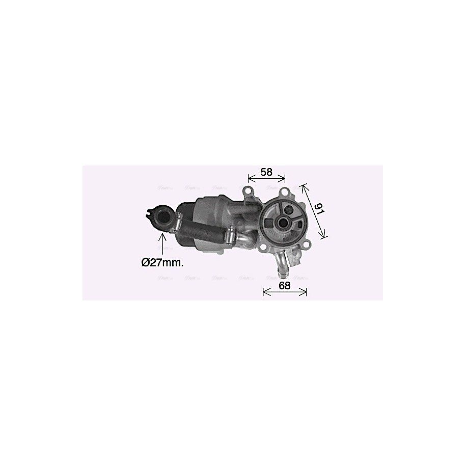 Engine Oil Cooler - AVA CN3307H