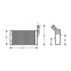 Heater Matrix - AVA CN6150