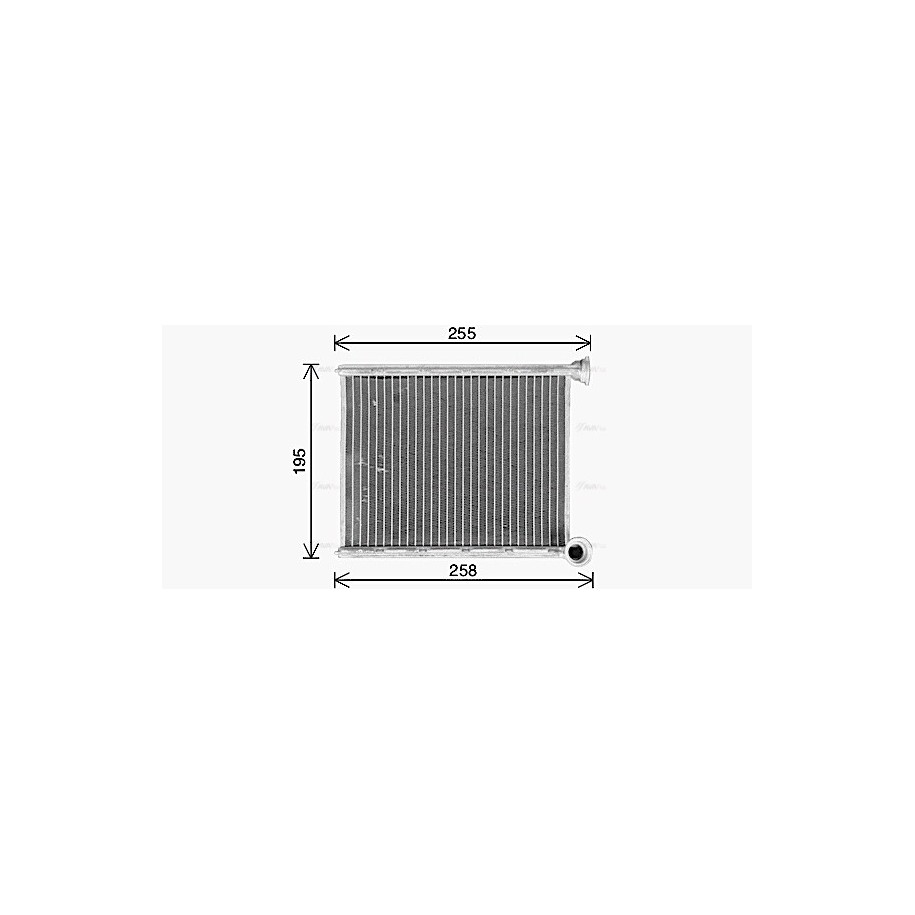 Heater Matrix - AVA CN6333