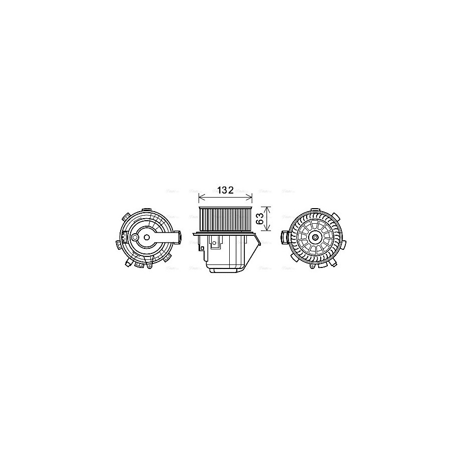 Heater Blower Motor - AVA CN8298