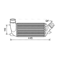 Intercooler - AVA CNA4270