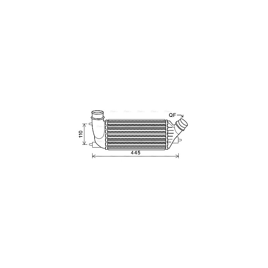 Intercooler - AVA CNA4270
