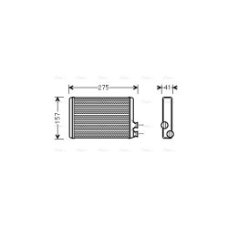 Heater Matrix - AVA CNA6305