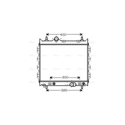 Radiator - Engine Cooling - AVA CR2072
