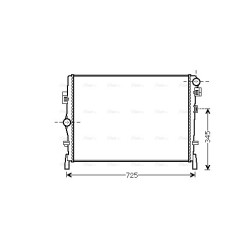 Radiator - Engine Cooling - AVA CR2105