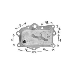 Engine Oil Cooler - AVA CR3143