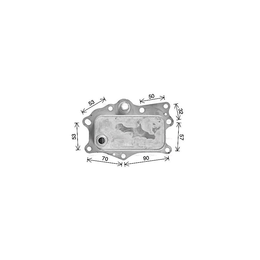 Engine Oil Cooler - AVA CR3143