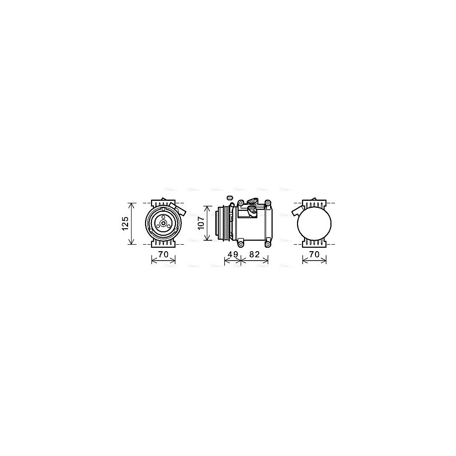 AC Compressor - AVA CTK039