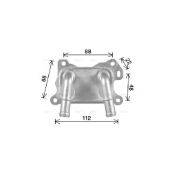 Engine Oil Cooler - AVA DA3017