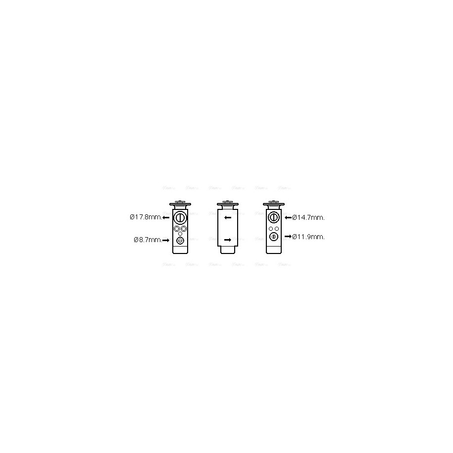 AC Expansion Valve - AVA DF1060