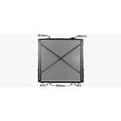 Radiator - Engine Cooling - AVA DF2098