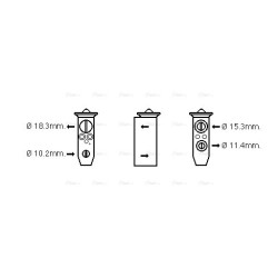 AC Expansion Valve - AVA DN1388
