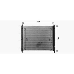 Radiator - Engine Cooling - AVA DN2477