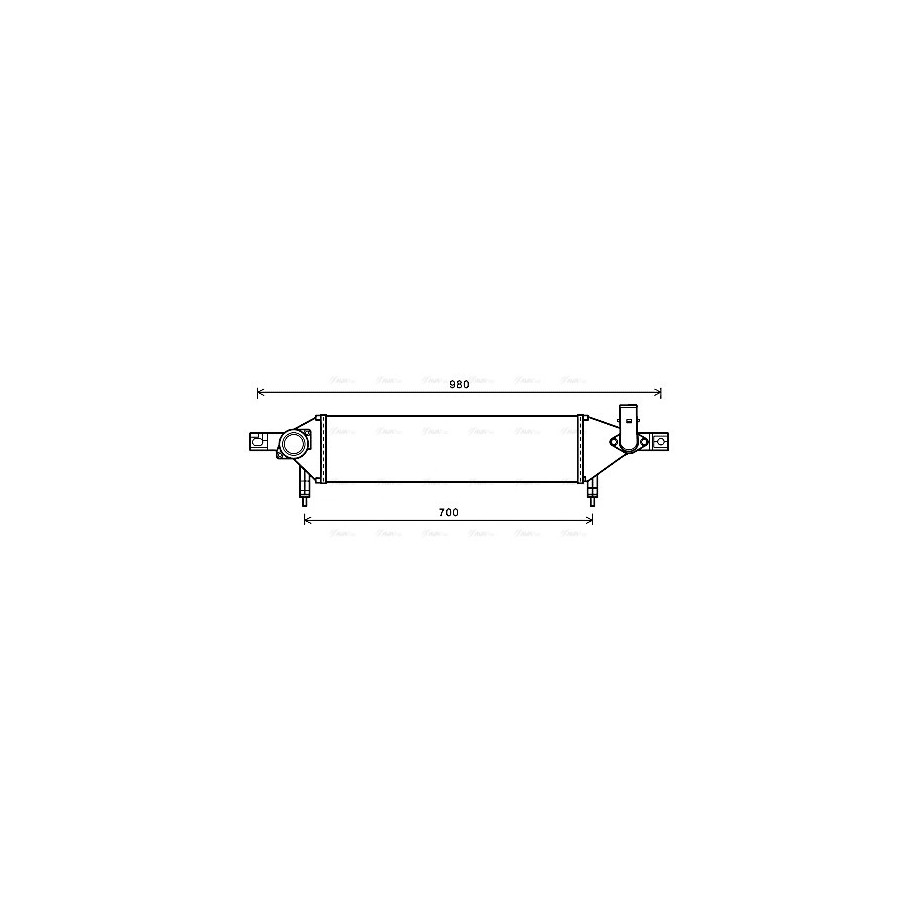 Intercooler - AVA DN4409