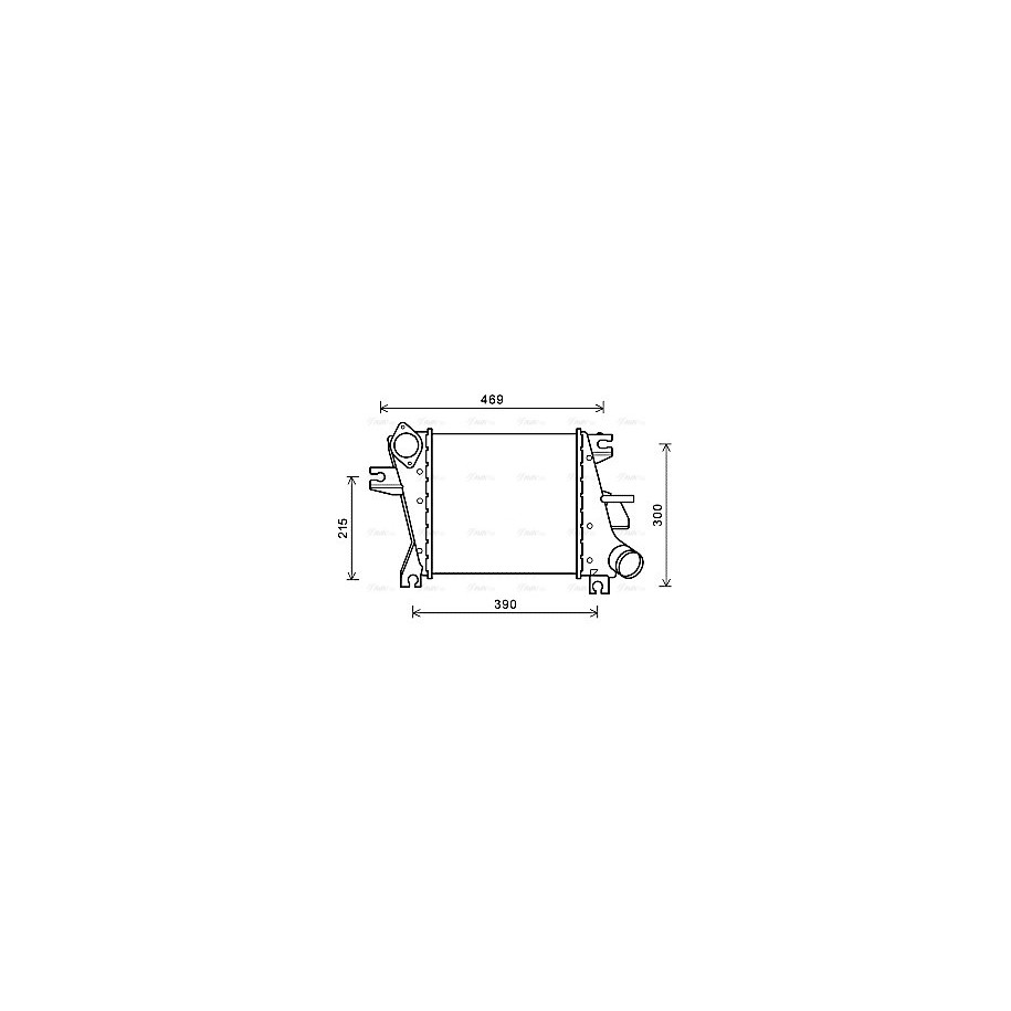 Intercooler - AVA DN4412