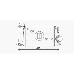 Intercooler - AVA DN4442