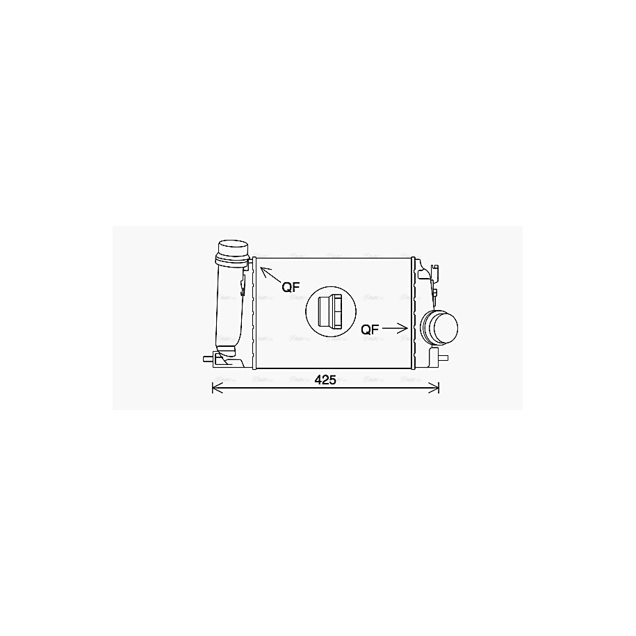 Intercooler - AVA DN4442