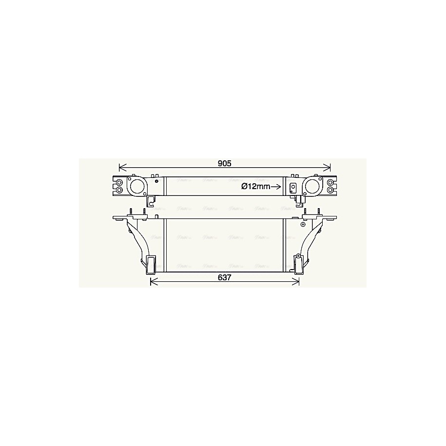 Intercooler - AVA DN4455