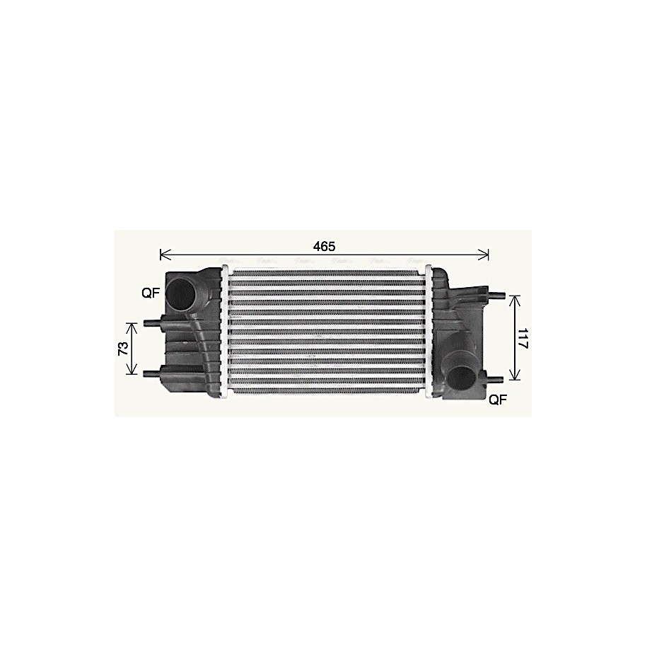 Intercooler - AVA DN4460