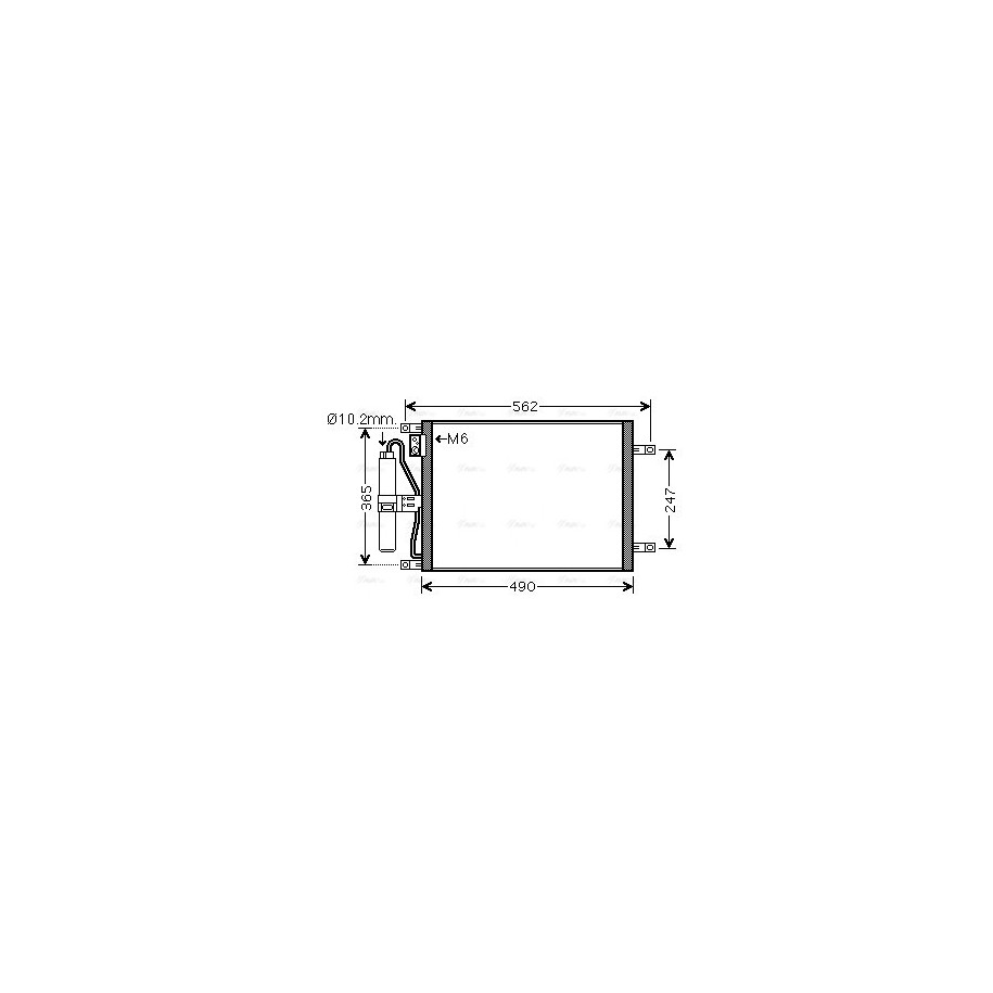 AC Condenser - AVA DN5252D