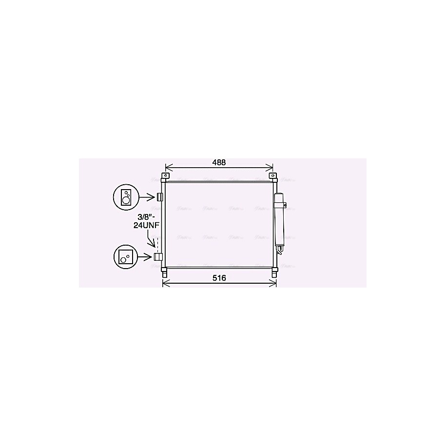 AC Condenser - AVA DN5436D
