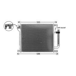AC Condenser - AVA DN5467D