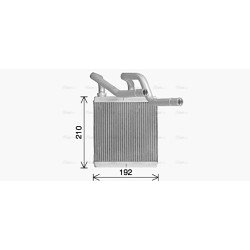 Heater Matrix - AVA DN6466