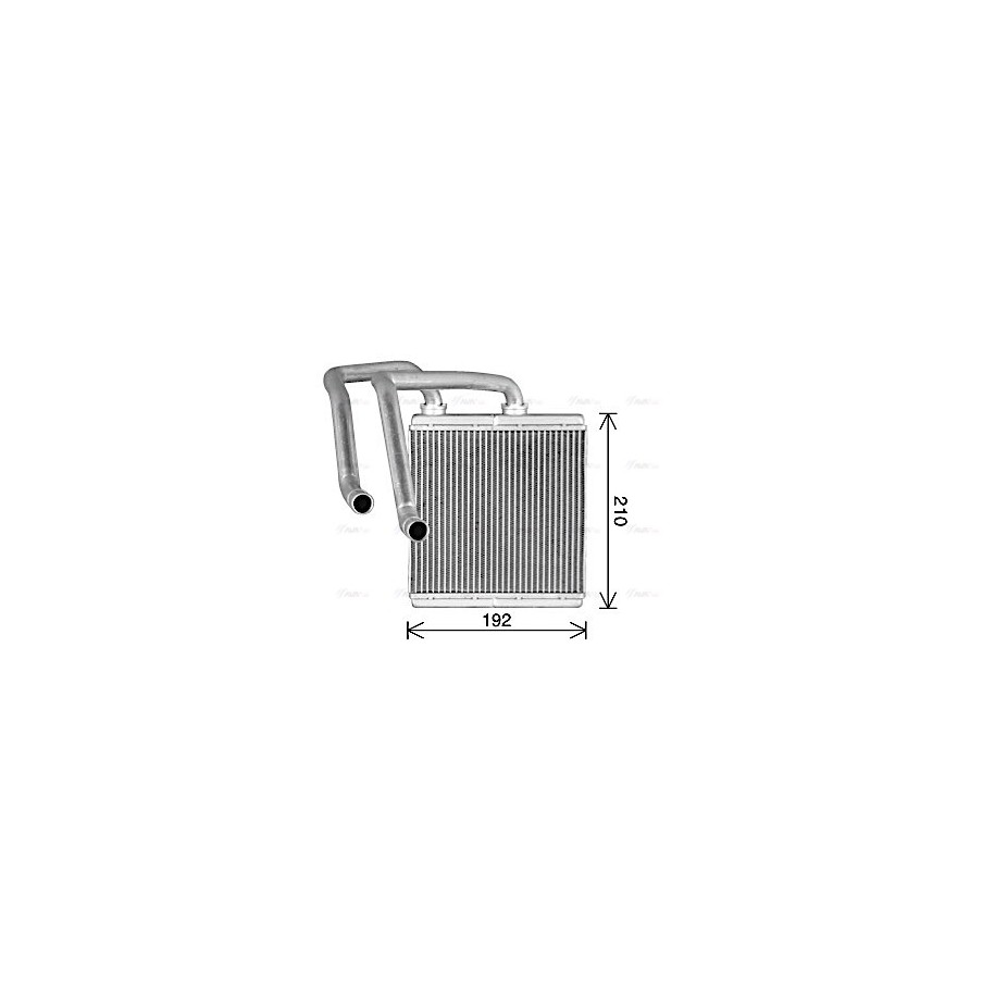 Heater Matrix - AVA DN6476