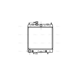 Radiator - Engine Cooling - AVA DNA2131