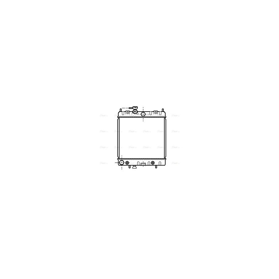 Radiator - Engine Cooling - AVA DNA2131