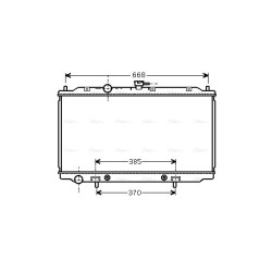 Radiator - Engine Cooling - AVA DNA2218
